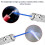 Draagbare, krachtige laserpointer, laserpointerpen, professionele laserzaklamp voor buiten 4