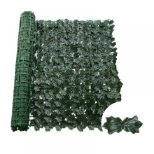 Umělý břečťan na plot, zelená clona, 49,6 x 94,7 cm