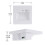 COB LED Sensor Floor Light/Wall Light, Warm White Light, AC 85-265V (Color: Silver) 4