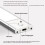 20cm Rechargeable Motion Sensor Light Bar Cabinet Wardrobe Lamp With Remote Control Silver 4