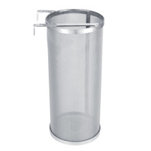 Ruostumattomasta teräksestä valmistettu kahvisuodatin koukkuineen, 300 mikronia, 15x35