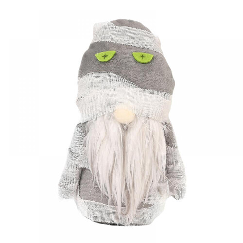 Halloween Plush Gnome Decor - Cotton, 19cm