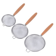 Roestvrijstalen meelzeefset (3 stuks)