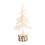 Mini Christmas Tree Ornament European Style White 1 Piece 1
