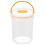 Portable fruit bento box transparent plastic 1-pack 1