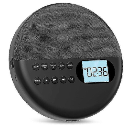 Oplaadbare cd-speler met Bluetooth-connectiviteit en ASP LCD-scherm. 1