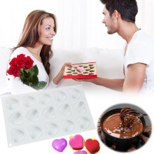 Bow Heart -ranskalainen mousse-silikonivuoka
