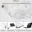 2m LED Body Sensor Flexible Light Strip Smart Sensor USB Light Strip(Warm White) 3