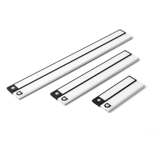Intelligent automatic human body sensor wireless LED light 40cm (silver + neutral light) 1