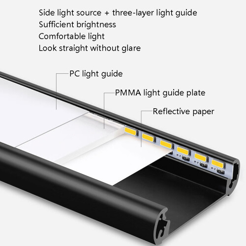 Intelligent automatic human body sensor wireless LED light 40cm (silver + neutral light) 2