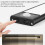 Intelligent automatic human body sensor wireless LED light 40cm (silver + neutral light) 4