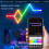 Smart WiFi Bluetooth Version RGB Direct Illumination Phantom Splicing Light, Support Amazon Alexa / Google Assistant / DuerOS, Style: 9 Sect 5