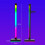 Support de casque Ajazz ABL190 Pickup avec éclairage d'ambiance RGB (blanc) 2