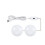 LED Makeup Mirror Light Beauty Fill Light Hand Sweep Sensor Mirror Front Light, Power source: 2 Bulbs(Natural White) 2