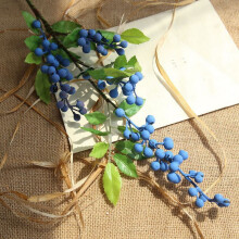 Artificial Flower Bunch for Table Decoration, Blue