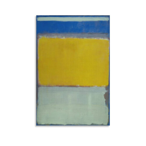 Mark Rothko Blå Gul Lysegrøn Lærredstryk 61x86 cm