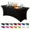 Elegant Stretch Rectangle Tablecloth Polyester-Spandex Blend 1