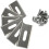 Συσκευασία με 30 λεπίδες χλοοκοπτικού για Husqvarna με διπλά ακονισμένες λεπίδε 1