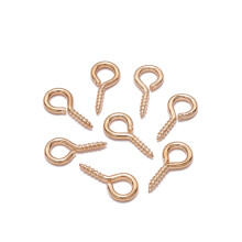 Boulons à œil galvanisés antirouille, goupilles à crochet pour fournitures de bijoux faits main, autotaraudeuses, faciles à utiliser, connecteur