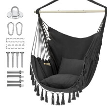 WSYW Hammock Chair with Rope, 2 Cushions and Installation