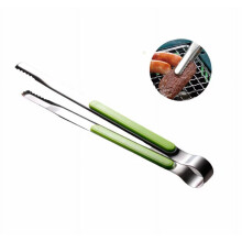 Stainless Steel Kitchen Tongs 9 Inch Dark Green