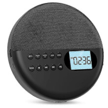Újratölthető CD-lejátszó Bluetooth-kapcsolattal és ASP LCD kijelzővel