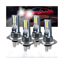 4x H7 LED fényszóró izzókészlet, távolsági és tompított fényszóró, 220 W, 60000 lm, 6000 K