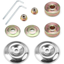 Repuestos para desbrozadora, 10 piezas de repuestos y accesorios para cortacésped, con placa de empuje y protector.