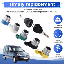New Door Lock Cylinder & 2 Keys 7701472590 for Kangoo MK1 1997-2007 for Kangoo Express 1997-2007
