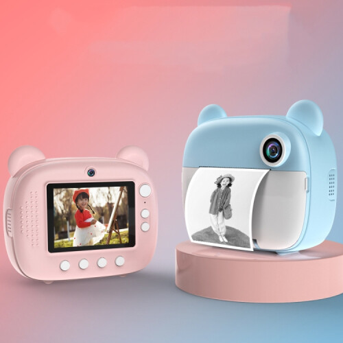 Videocamera digitale istantanea per bambini con schermo IPS da 2,4 pollici e risoluzione 1080P (blu)_blu 1