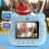 Videocamera digitale istantanea per bambini con schermo IPS da 2,4 pollici e risoluzione 1080P (blu)_blu 4
