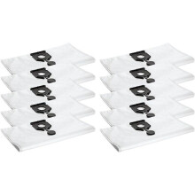 Lot de 10 sacs à poussière compatibles avec les aspirateurs Kärcher NT 30/30 L - Pièces de rechange