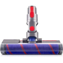 Brosse à rouleau souple. Compatible avec les aspirateurs balais sans fil Dyson V7, V8, V10, V11, SV12 et V15.