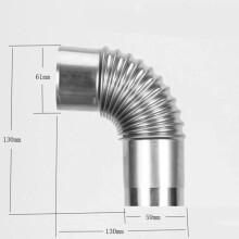 Pièces détachées pour cheminées de poêles de camping, accessoires pour poêles à bois portables de tente, conduit de cheminée