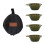 Ensemble de vaisselle de Camping en-4 por vert militaire 1