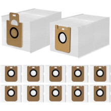 Ensemble de 12 sacs à poussière Dreame D10 Plus pour aspirateur robot Mi, comprenant filtres et accessoires.