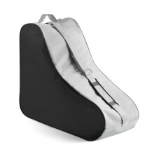 Strapazierfähige Rollschuhtasche aus Polyestergewebe für-Schwarz
