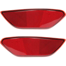 Red Rear Reflectors 2 Pieces Replacement For Porsche Cayenne 2011-2014