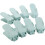 Small Turquoise Polypropylene Shoe Rack 1