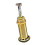 Easy Installation 6.35mm Tube Style Jacks Socket-Golden 1 1
