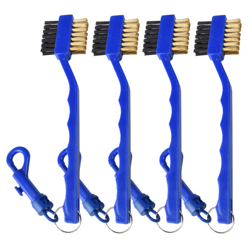 Golfs Club Cleaner Golfs Brush Oversized Head Double Side-Blue