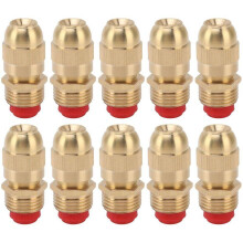 10 ugelli per irrigatori con filettatura maschio G1/2, testina di spruzzo regolabile per irrigazione da giardino, corpo pi