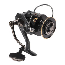 Nimomo Fishing Reels 4.9:1 Metal Structure Spinning Reel Foldable High Strength Fishing Reels Spinning for Saltwater Freshwater Fishing(DA7000)