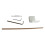 High Performances Zincs Alloys Guitar Accessory-White 1