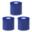 3Pcs Ankle Support Strap Breathable Elastic-royal blue 6cmx20m 1