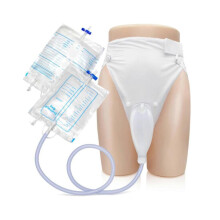 Portable urine bag 1000ml/2000ml with catheter tube for men and women, for women