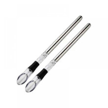 2PCS Wine Cooler Wine Bottle Chiller Stainless Steel Wine Chiller Stick Wine Decanter with Wine Aera