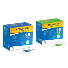 ACCUGENCE Blood Ketone Blood Glucose (GOTT) Keto Diet Monitoring System Diabetes Gout Monitor Replace Test Strips Only