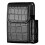 PU leather cigarette case, cigarette lighter holder, pocket cigarette case, smoker-friendly, black 1