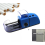 (Blue-6.5mm)Electric Cigarette Rolling Machine, Tobacco Density Cigarette Roller Maker, DIY Cigarette Making Tools, Two Classic Cig 1